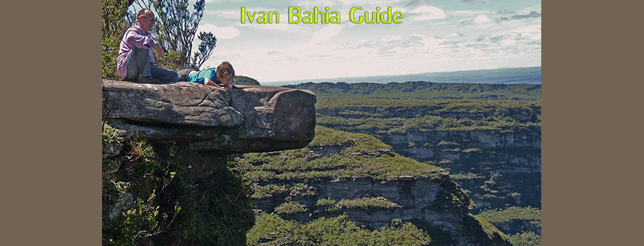 View from atop the 380m high Cascata da Fumaça waterfall while visiting Chapada Diamantiana national park with Ivan Salvador da Bahia & official tour guide