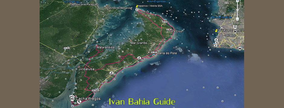 Itaparica island TREKKING route (Bay of All Saints, Brazil) - Ivan Bahia Guide 