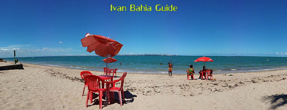 Itaparica, beech view at Salvador along Bay of All Saints, Brazil - Ivan Bahia Guide 