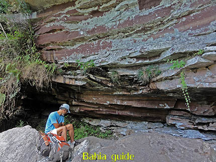 Water tanken uit de rotsen, fotos Chapada Diamantina nationaal park, wandelingen & trekking met vlaamse reis-gids Ivan (die al 10 jaar in Bahia woont) voor uw rond-reis met begeleiding in het Nederlands in Brazilië