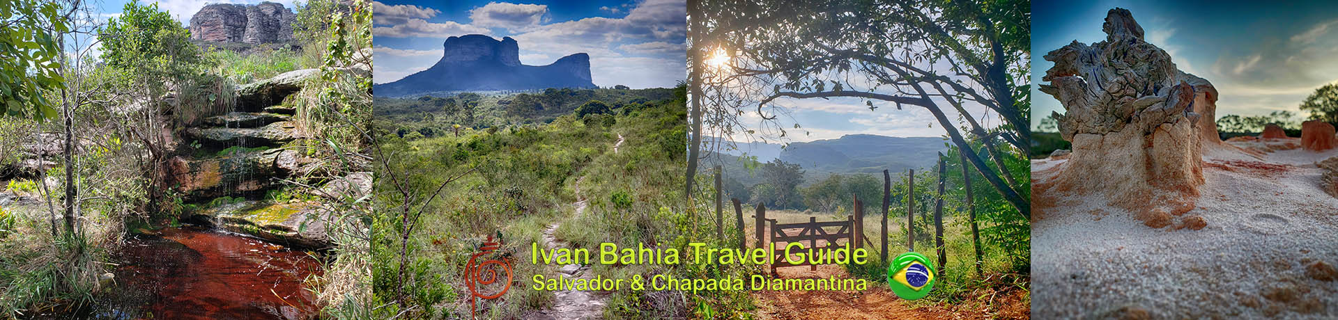 Ivan Bahia tour-guide / Chapada Diamantina National Park (aka 'the Brazilian Grand Canyon') mountain views, Canto das Aguas Hotel