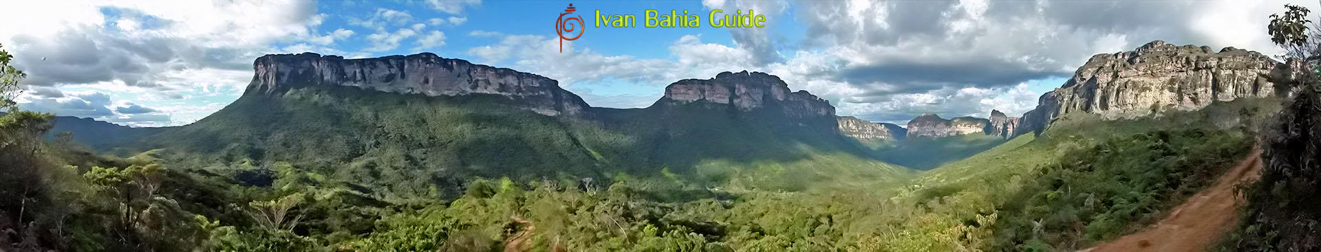Ivan Bahia tour-guide / hiking in Chapada Diamantina National Park (aka 'the Brazilian Grand Canyon') mountain views while hiking 