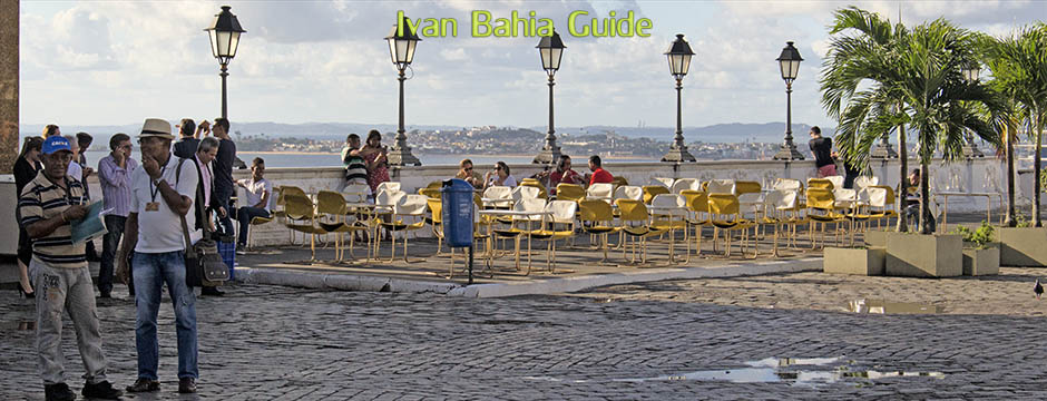 Panoramablick von der Cidade Alta aus, mit Ivan Bahia Guide, Reiseführer in Salvador, Brasilien